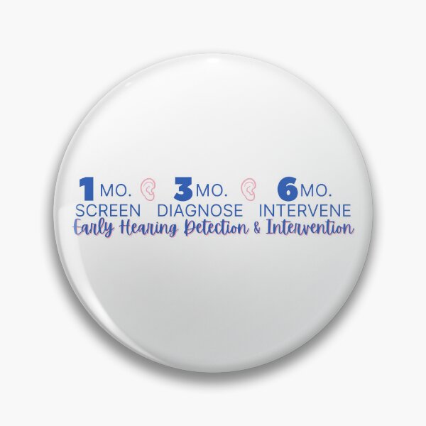 Item preview, Early Hearing Detection and Intervention 1-3-6 Rule Audiology Newborn Hearing Screening designed and sold by Hear4theEars.