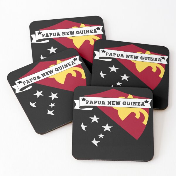 Item preview, PAPUA NEW GUINEA COUNTRY SHIELD, MINIMALIST PAPUA NEW GUINEA FLAG, I LOVE PAPUA NEW GUINEA , BORN IN PAPUA NEW GUINEA designed and sold by Just Simple And Awesome.