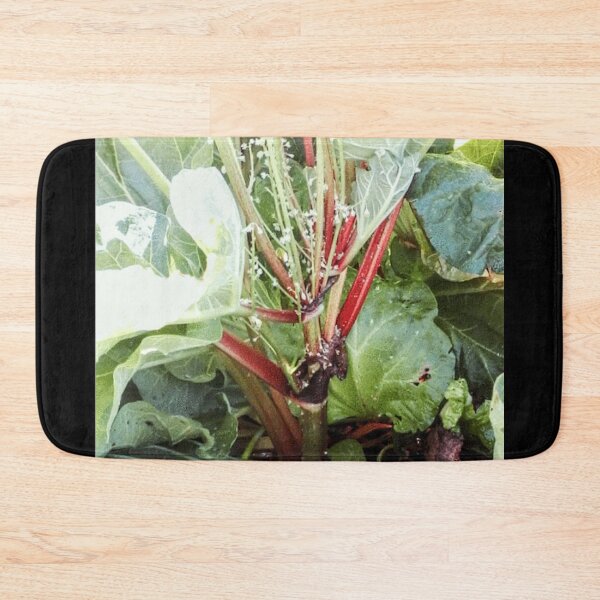 Item preview, Rhubarb Stalk in Flower (on Black) designed and sold by GladBlackLamb.