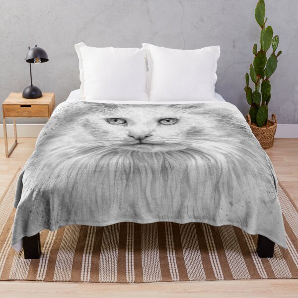Item preview, Dexter the White Cat designed and sold by Ro Windust.