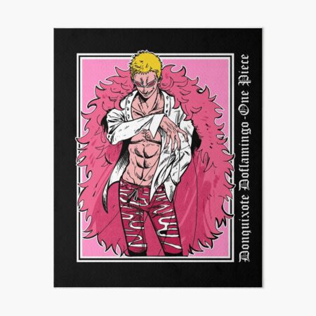 Doflamingo sunglasses - One piece | Art Board Print