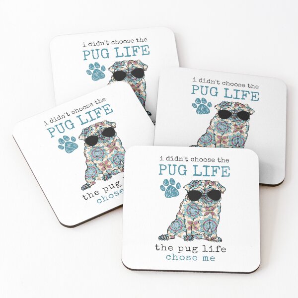 Item preview, I Didn't Choose The Pug Life designed and sold by momofdoggos.