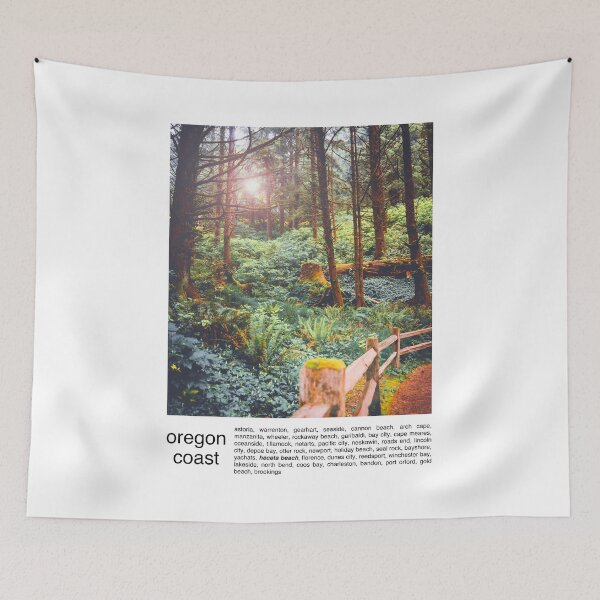 Item preview, Oregon Coast Travel Photography Minimalism-Forest Color designed and sold by anthonylonder.