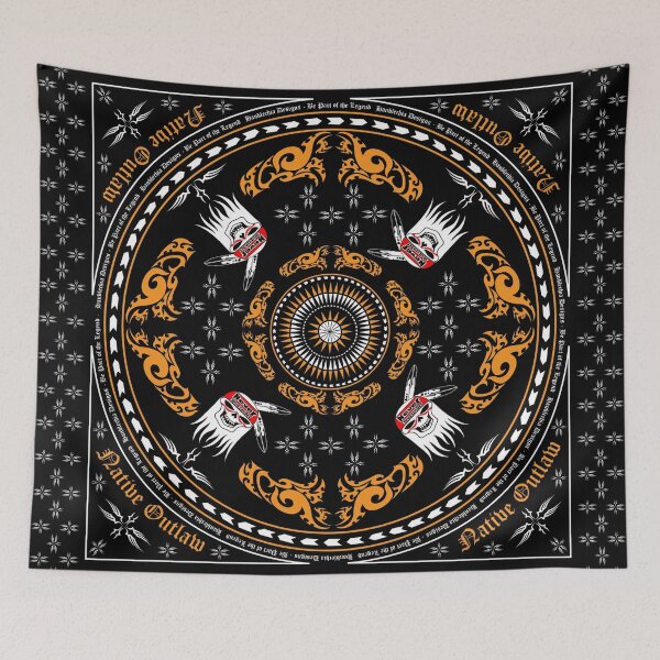 Item preview, Native Outlaw Bandana designed and sold by MatildaWatson.