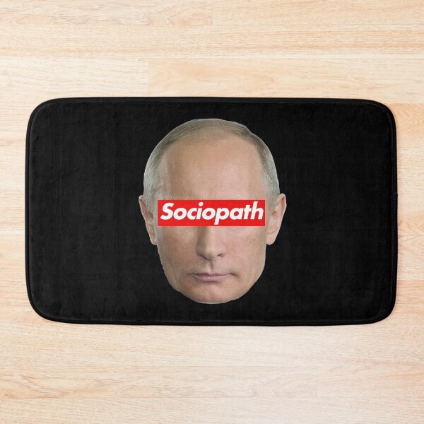 Item preview, Vladimir Putin Sociopath (on black) designed and sold by Thelittlelord.