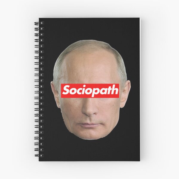 Item preview, Vladimir Putin Sociopath (on black) designed and sold by Thelittlelord.