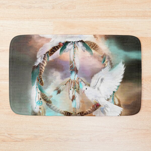 Item preview, Peace Dreamcatcher feather designed and sold by MatildaWatson.