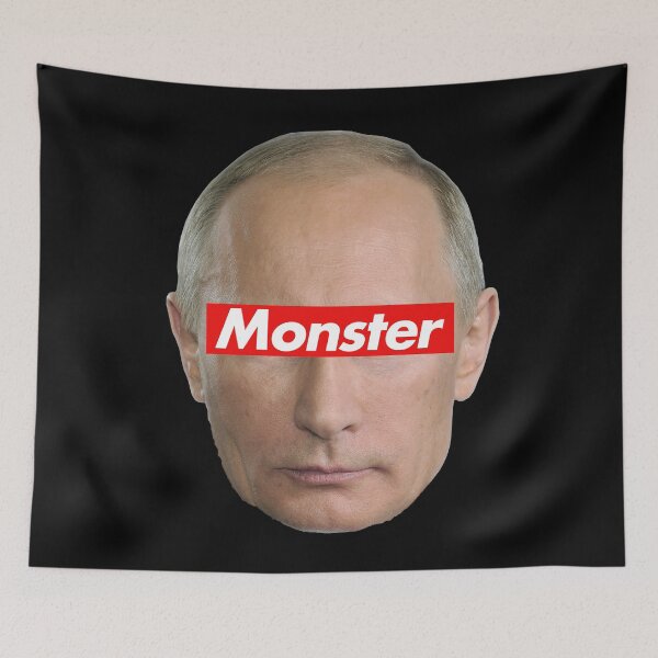 Item preview, Vladimir Putin Monster (on black) designed and sold by Thelittlelord.