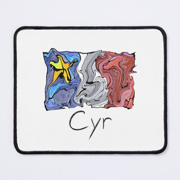Item preview, Acadian Flag pastel liquid mosaic Cyr - Drapeau acadien mosaïque liquide pastel vitrail Cyr designed and sold by ColoursOfFrance.