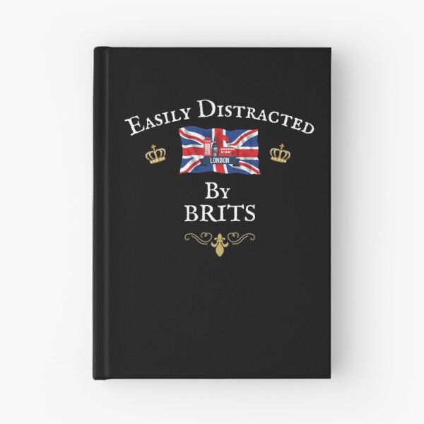 Item preview, EASILY DISTRACTED BY BRITS, Union Jack Flag designed and sold by Krafty  Arts Studio.