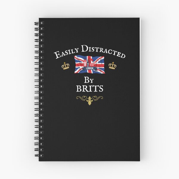 Item preview, EASILY DISTRACTED BY BRITS, Union Jack Flag designed and sold by Krafty  Arts Studio.