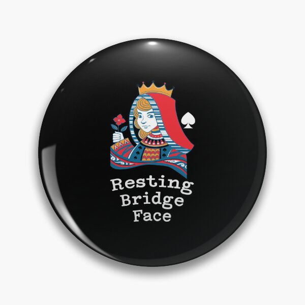 Item preview, Resting Bridge Face -  for contract bridge players designed and sold by Peter Orum.