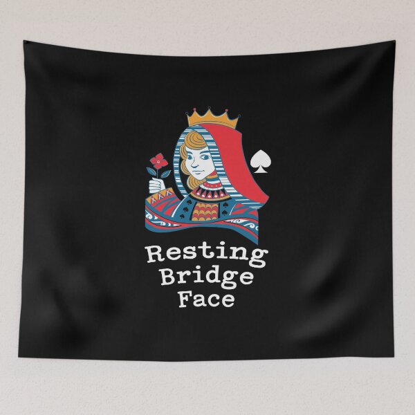 Item preview, Resting Bridge Face -  for contract bridge players designed and sold by Peter Orum.