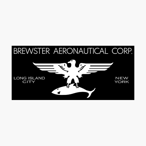 Item preview, Brewster Aeronautical Logo  designed and sold by HistoryRepeats.
