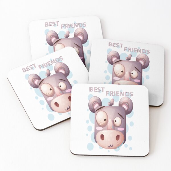 Item preview, Best Friends Silly Cow Cartoon designed and sold by aventi24.