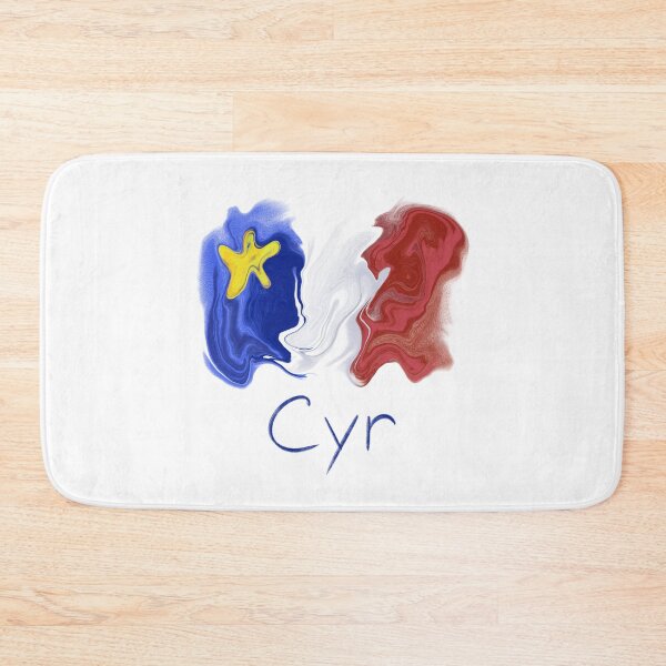 Item preview, Acadian Flag pastel liquid Cyr  - Drapeau acadien liquide pastel Cyr designed and sold by ColoursOfFrance.