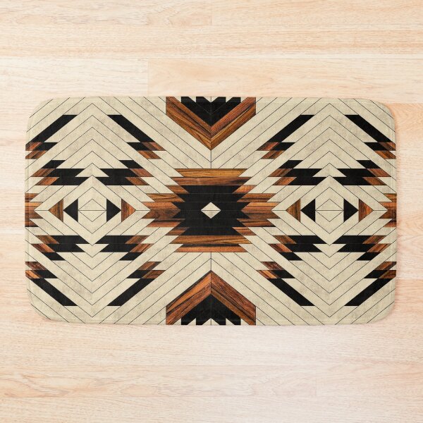 Item preview, Native wooden aztec pattern designed and sold by Wilkinson39.