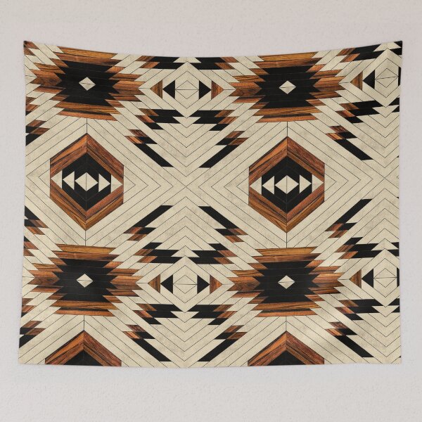 Item preview, Native wooden aztec pattern designed and sold by Wilkinson39.