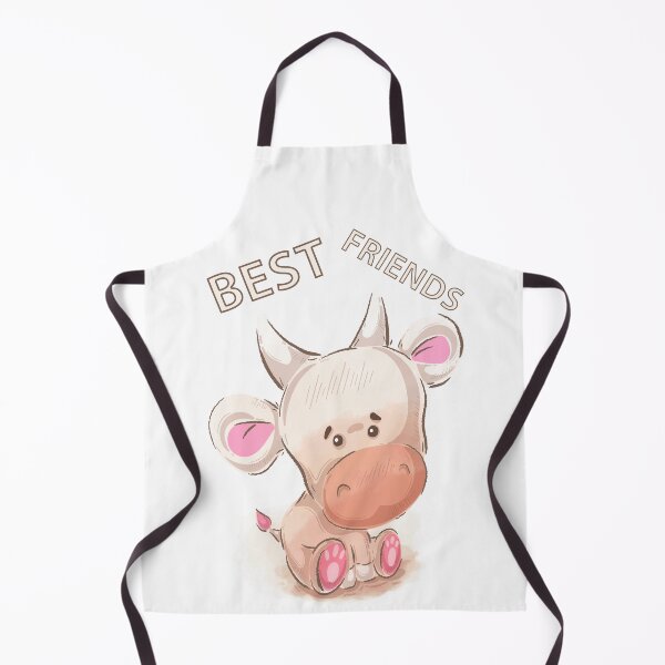 Item preview, Best Friends Cute Cow Cartoon designed and sold by aventi24.