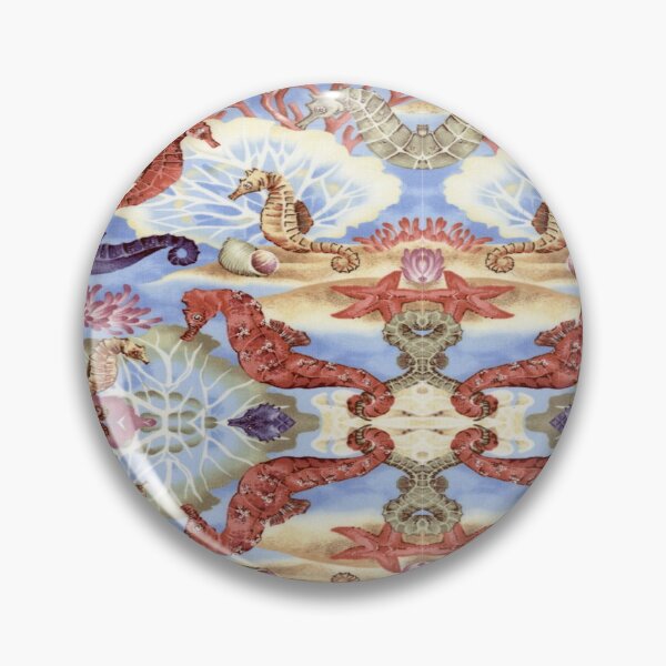 Item preview, Seahorses and Coral pattern designed and sold by Wilkinson39.