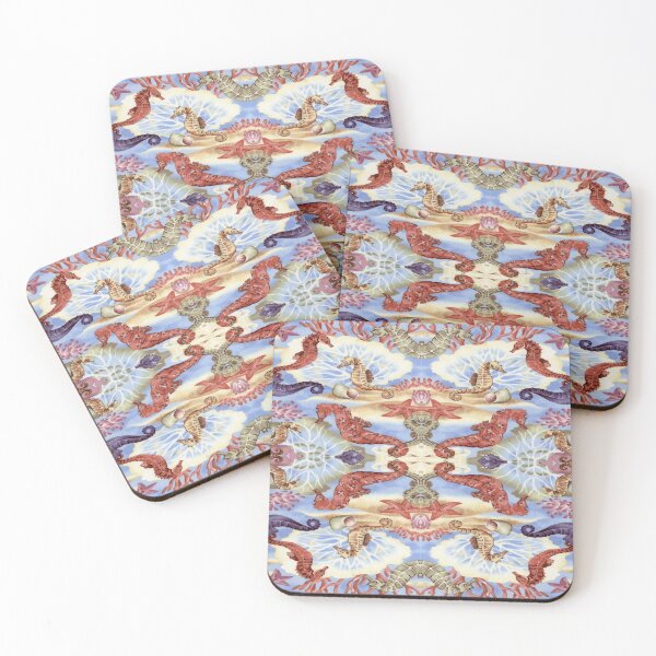 Item preview, Seahorses and Coral pattern designed and sold by Wilkinson39.