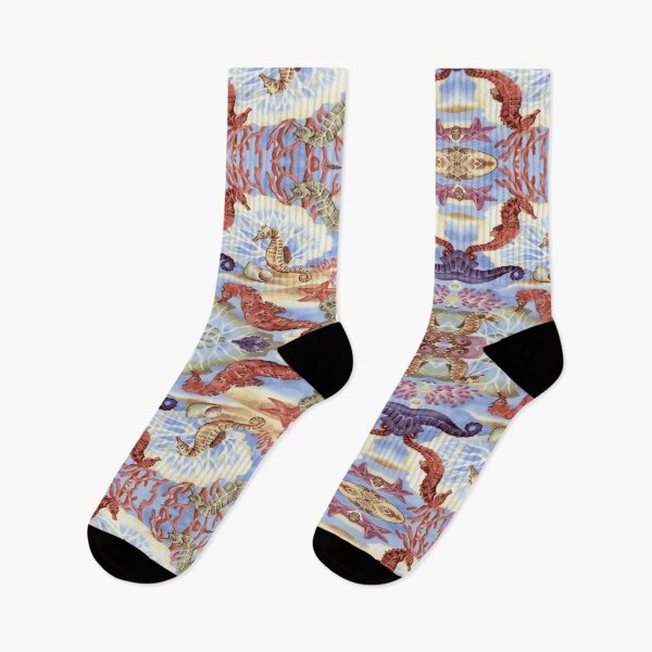 Item preview, Seahorses and Coral pattern designed and sold by Wilkinson39.