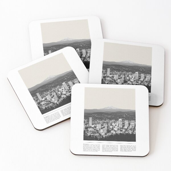 Item preview, Porltand Oregon Travel Photography Minimalism-Black and White designed and sold by anthonylonder.