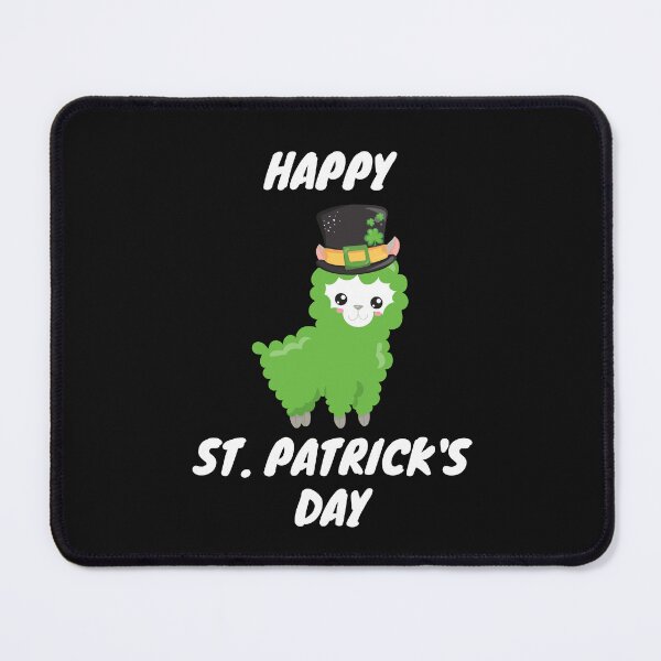 Item preview, Happy St. Patrick's Day Llama designed and sold by The Jackalope.