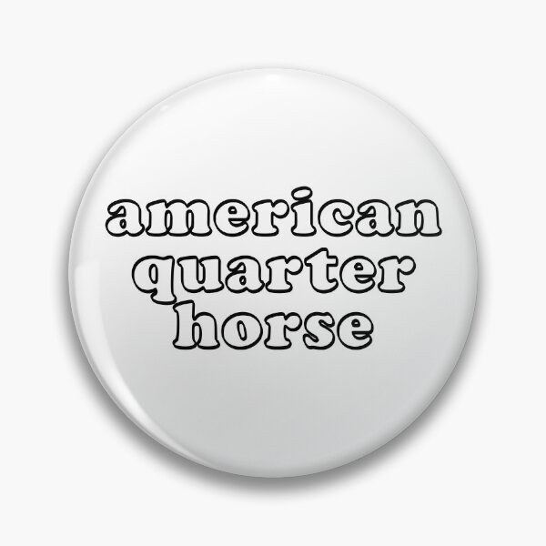 Item preview, American Quarter Horse Bubble Letters designed and sold by theaadesigns.