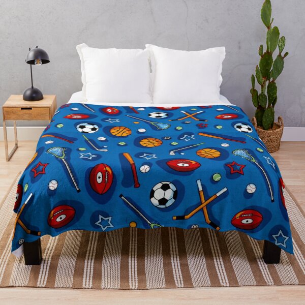 Item preview, Sports Allover Blue pattern designed and sold by Wilkinson39.