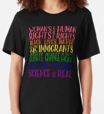 Political Protest - United we are stronger Slim Fit T-Shirt
