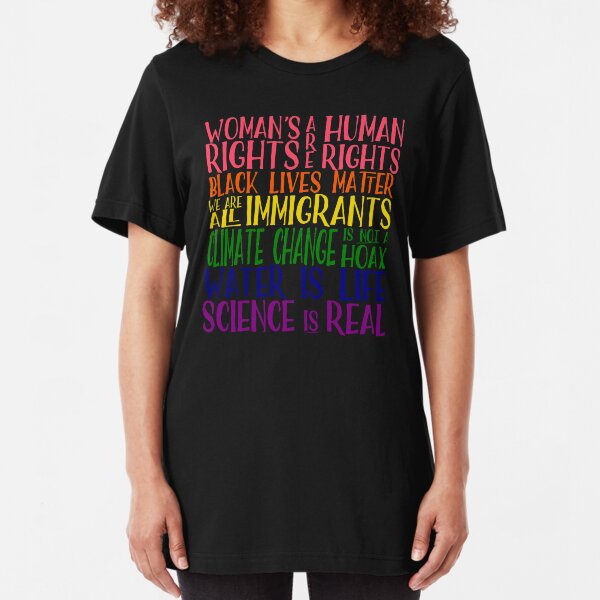 Political Protest - United we are stronger Slim Fit T-Shirt