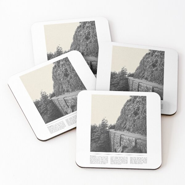 Item preview, Oregon Coast Minimalism-Black and White designed and sold by anthonylonder.