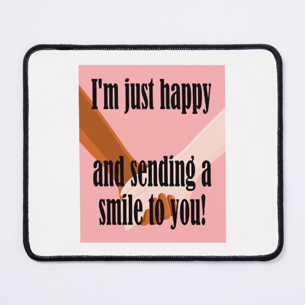 Item preview, I am just happy and sending a smile to you - Interracial Couple    designed and sold by KenzieNTeph.