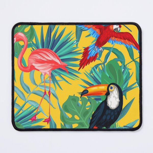 Item preview, Tropical Bird Yellow Background designed and sold by Wilkinson39.