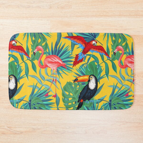 Item preview, Tropical Bird Yellow Background designed and sold by Wilkinson39.