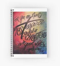God Masterpiece Cross Spiral Notebook