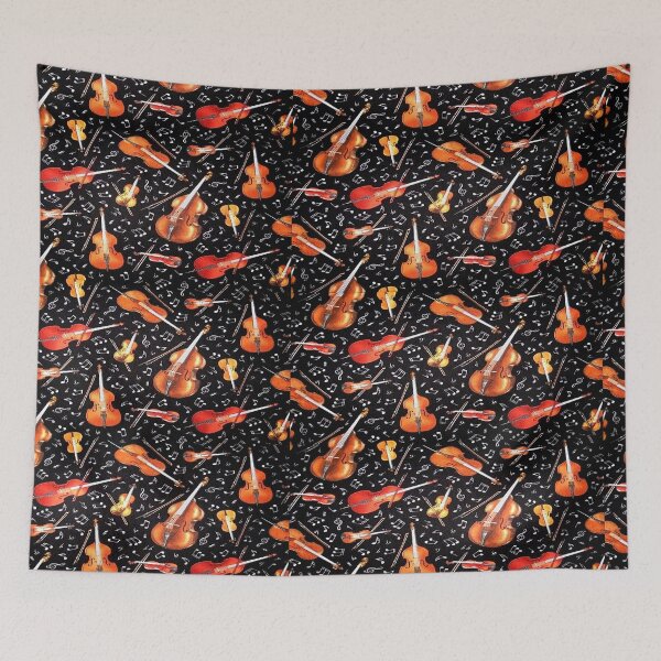 Item preview, Violin and note pattern designed and sold by Wilkinson39.