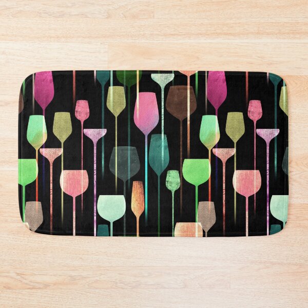 Item preview, Wine glass Color collage art pattern designed and sold by Wilkinson39.