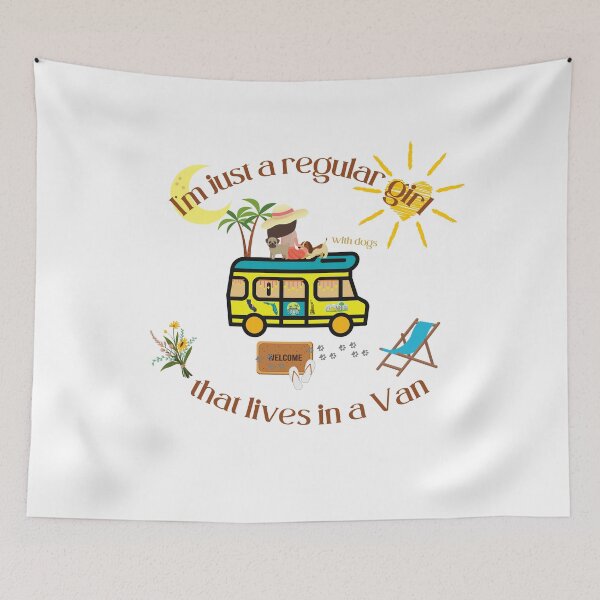 Item preview, Just a regular girl with dogs that lives in a van designed and sold by IAmWomanstore.