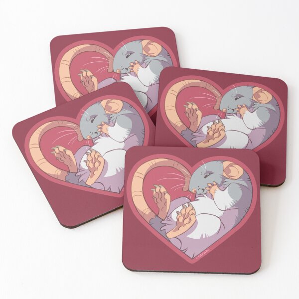 Item preview, Heart Rat: Hooded Gray designed and sold by KiRAWRa.