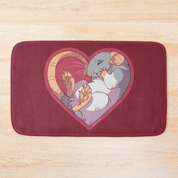 Item preview, Heart Rat: Hooded Gray designed and sold by KiRAWRa.