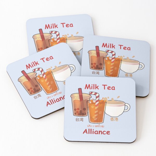 Item preview, Milk Tea Alliance Teas designed and sold by Rosechaming.