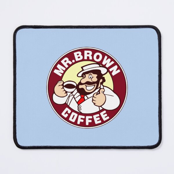 Item preview, Mr. Brown Coffee Logo designed and sold by Rosechaming.