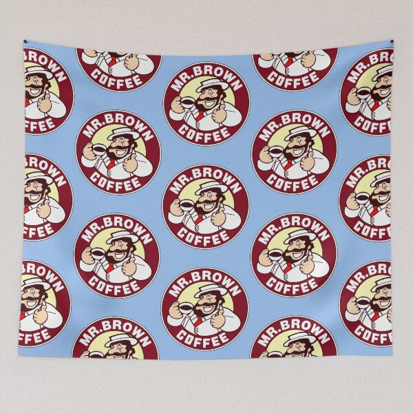 Item preview, Mr. Brown Coffee Logo designed and sold by Rosechaming.