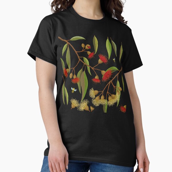 Gum Blossoms and Bees Classic T-Shirt