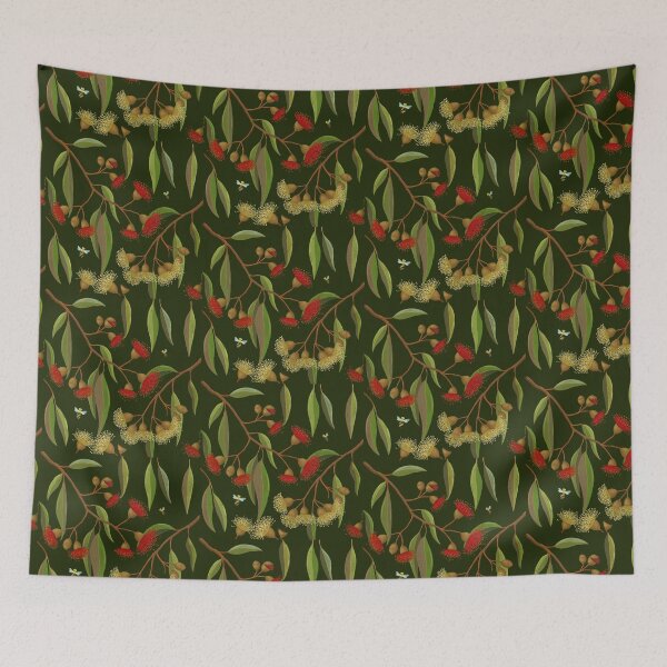 Item preview, Gum Blossoms and Bees designed and sold by Soozie Wray.