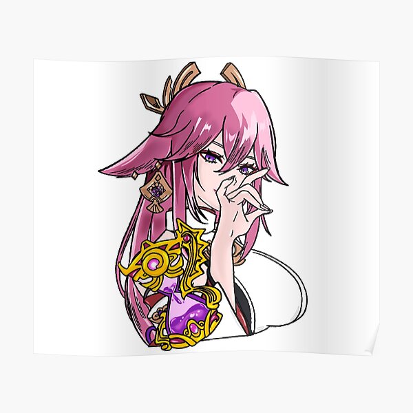 "Kitsune Queen" Poster for Sale by lizluna151 Redbubble