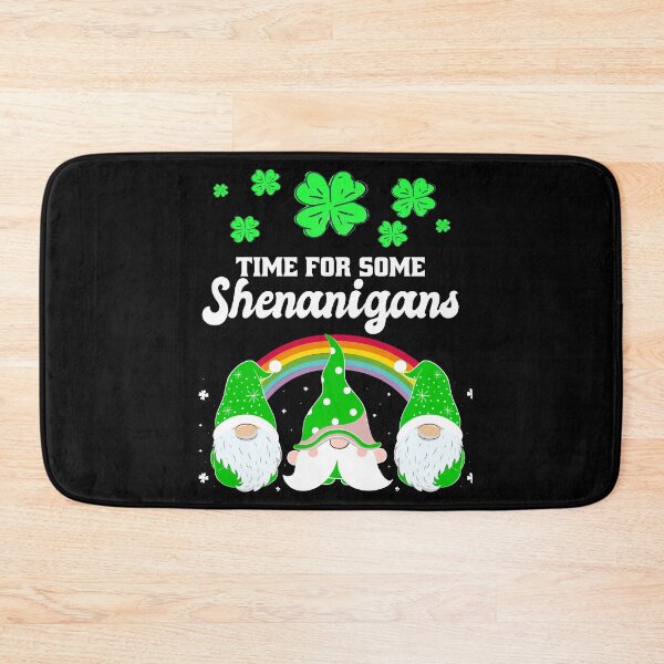 Item preview, Time For Some Shenanigans St Patrick's Day Gnome Shamrock design designed and sold by Merchking1.