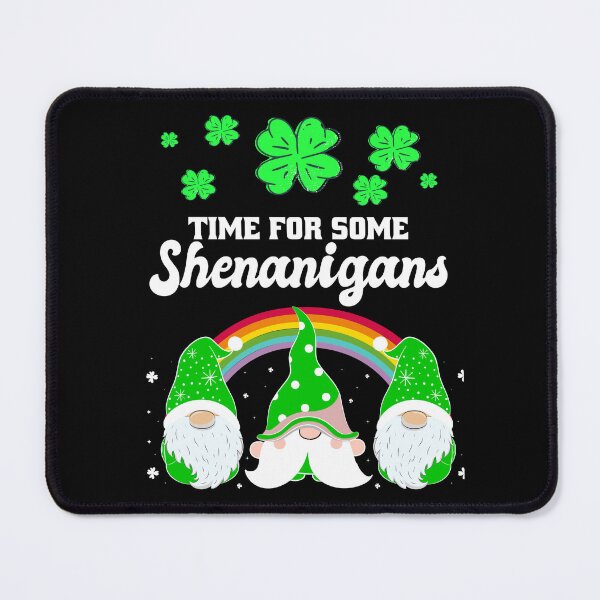 Item preview, Time For Some Shenanigans St Patrick's Day Gnome Shamrock design designed and sold by Merchking1.